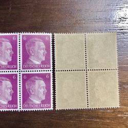 MNH  stamp block Adolf Hitler 1941, PF06, Third Reich Ukraine Overprint  WWII