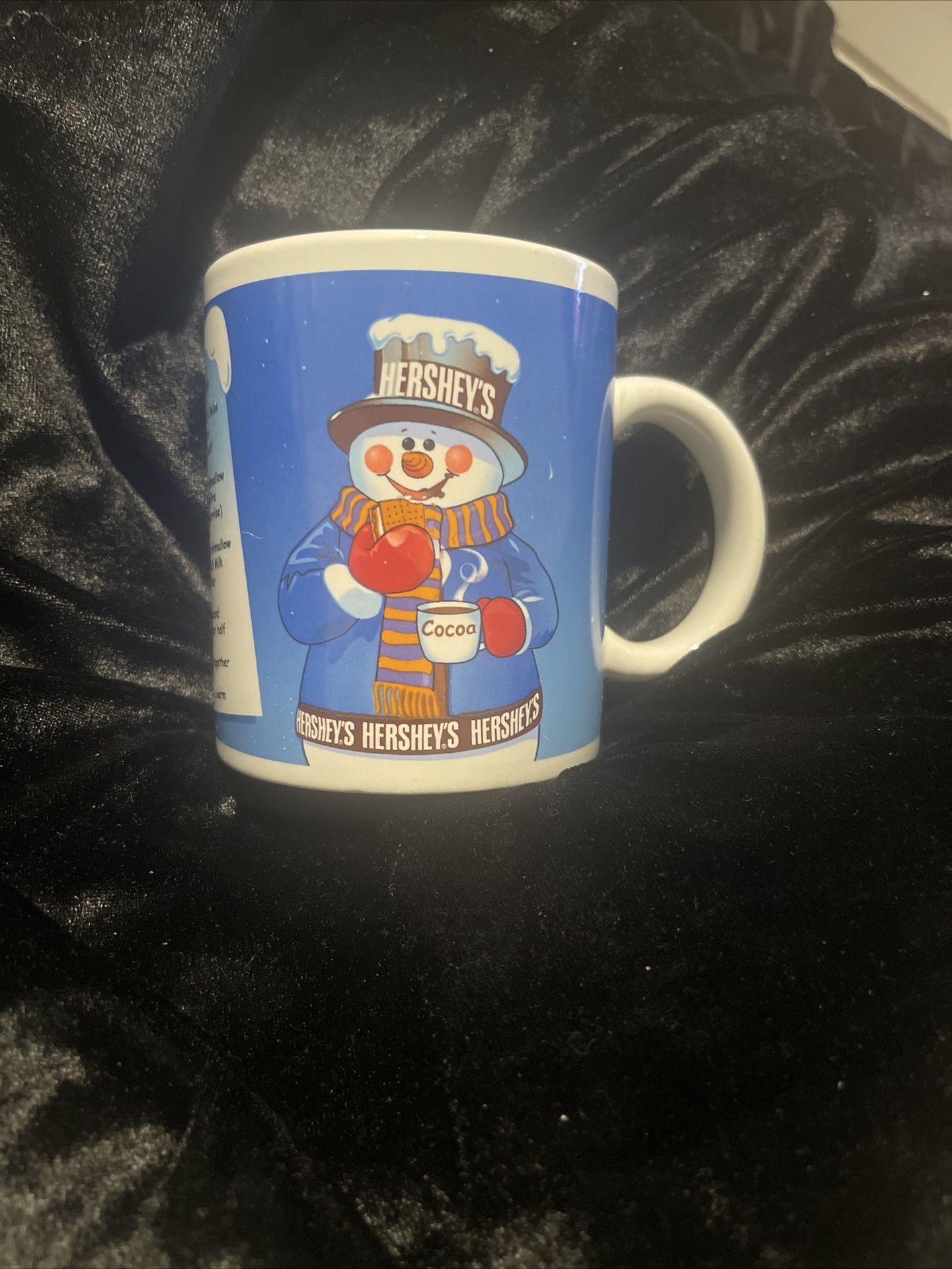 Hershey’s Blue And White Snowman Mug