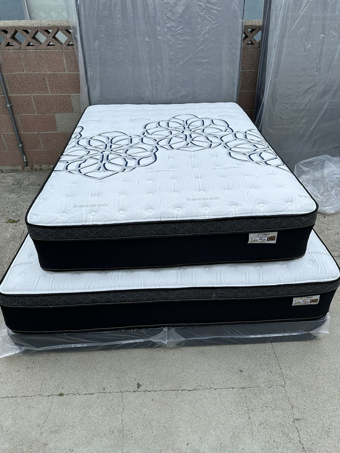 🌆🔴new Mattress ❇️🌆same Day Delivery ❇️🎇Queen Size Mattress $199🔹❇️bamboo Dream Cloud Euro Pillow Top 12” Thick 🔹🔷all Sizes Available 