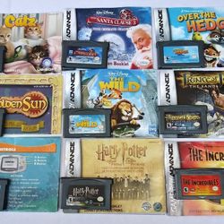 Nintendo Gameboy Advance GBA Game Cartridge with Manual Booklets **Individually Priced**