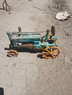 Iron tractor needs to be painted