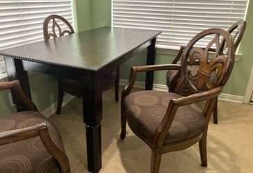Table and 4 chairs