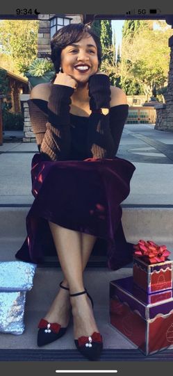 Mid Velvet Skirt 