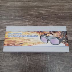 Solar Powered Auto Darkening Welding Goggles