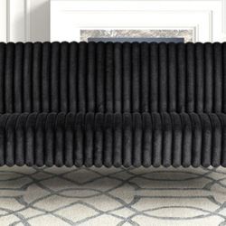 Brand New Black Futon Sofa Sleeper 