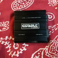 Cobalt By Orion 1500 Watt 2 Channel Amplifier 