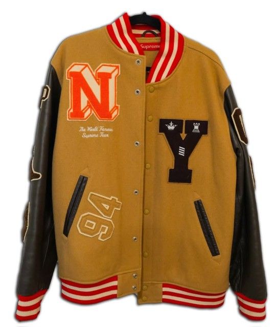 Men's Supreme Limited Edition FW06 Varsity Jacket, SIZE MEDIUM