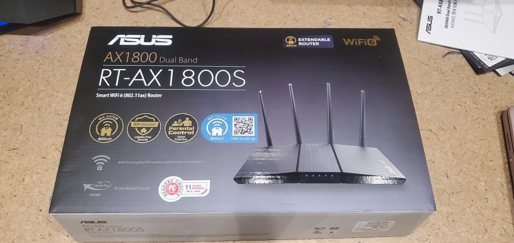 Asus AX1800S WiFi 6 Router LIKE NEW