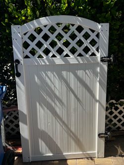 White Vynil door