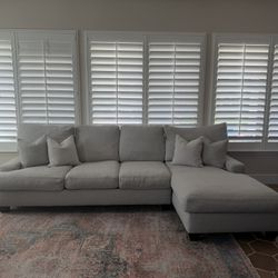 Living spaces Couch With Chaise 