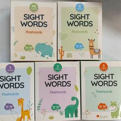 High Frequency Sight Words Flash Cards.