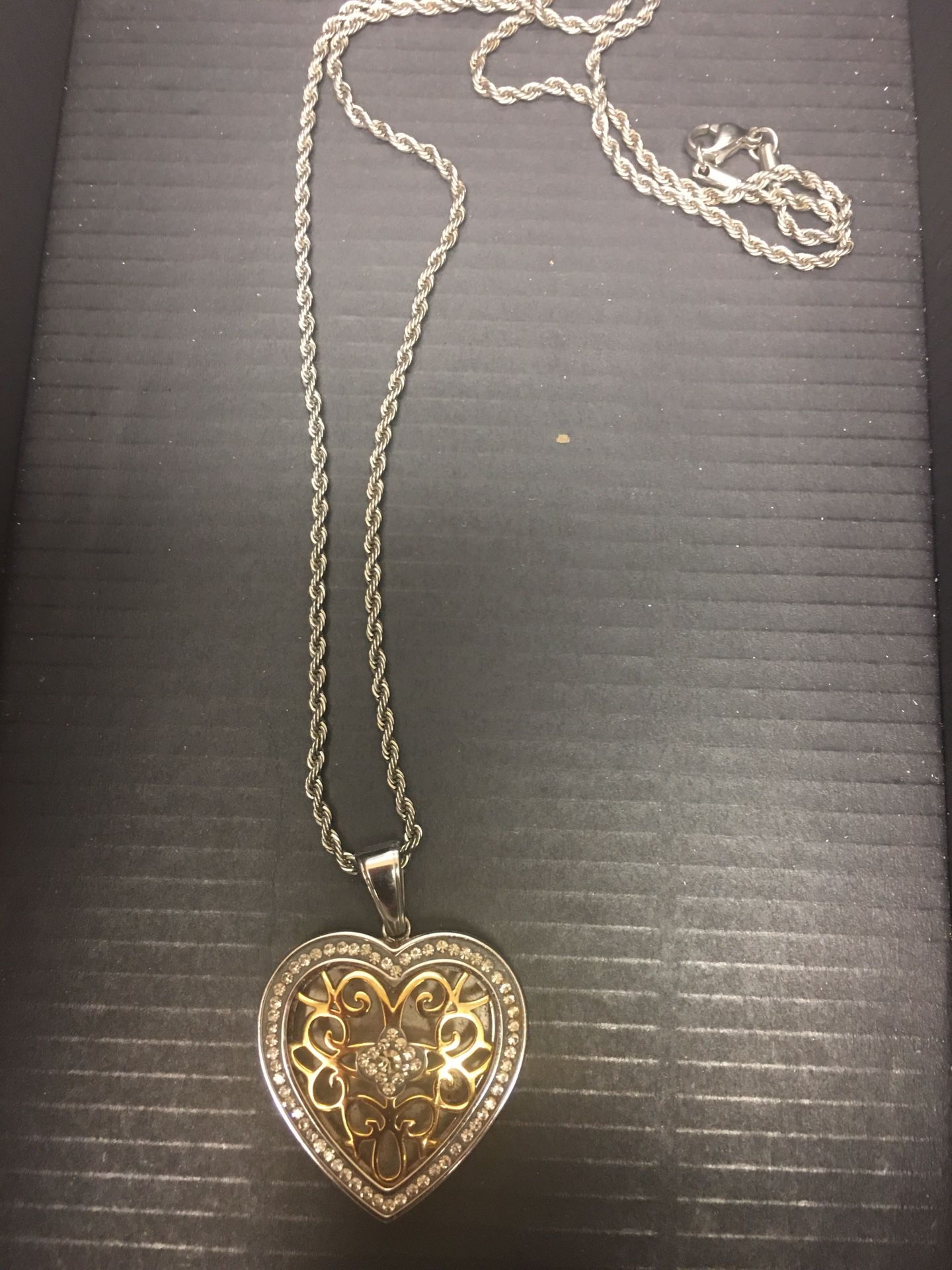 Elegant Sterling Silver Heart Locket