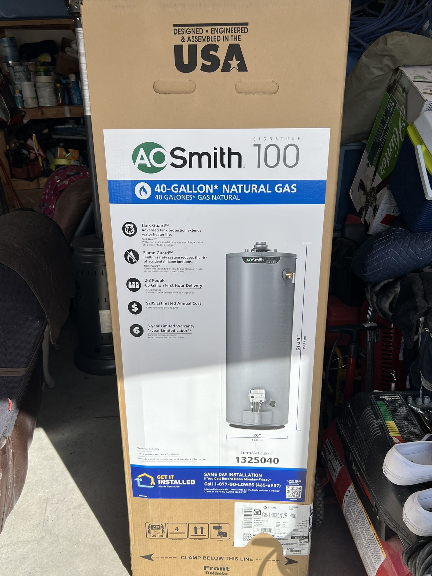 Brand New In Box 40 Gallon Tall Water Heater for Sale in El Paso, TX -  OfferUp