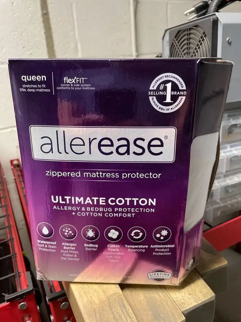 AllerEase Zippered Mattress Protector - Queen