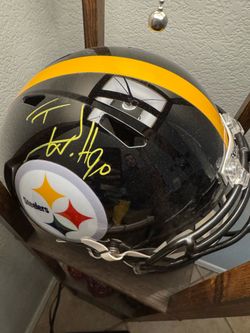 TJ Watt autographed replica helmet
