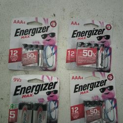 4 Pks Of Batteries 