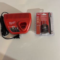 Milwaukee M12 2.0 Battery & Charger