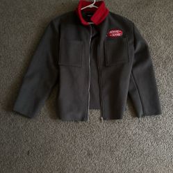Vintage 70s 80s Homme Femme Jacket Heavy Work Coat  Zip USA Men's Small