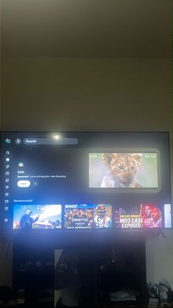 75” flatscreen Samsung