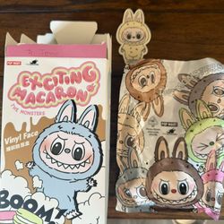 Exciting Macaron Labubu BOX ONLY - NO Doll Included 