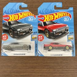 Brand New Unopened Hot Wheels Diecast Car Collectible Grey and Red ‘82 Nissan Skyline R30