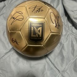 LAFC Autographed Soccer ball