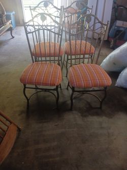 4 Heavy Metal Chairs