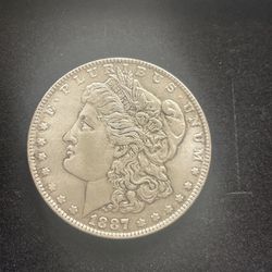1887 Real Sliver Coin 