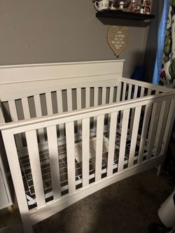 White Delta Baby Crib