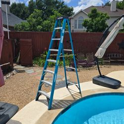 Werner 8 ft Fiberglass Step Ladder
