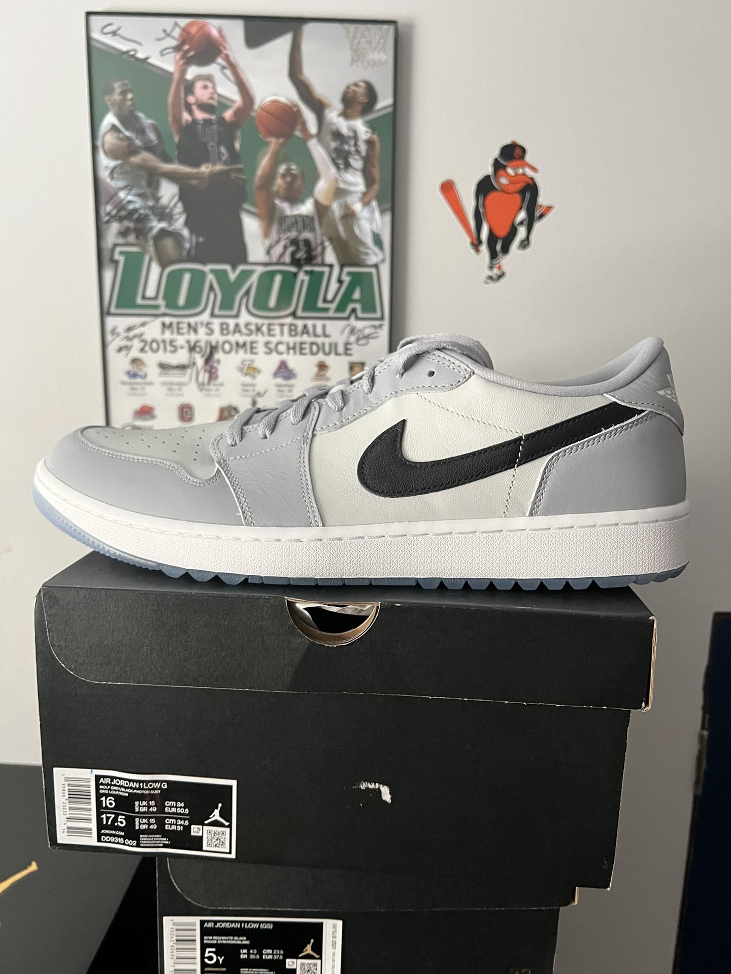 Jordan 1 Low Golf Wolf Grey 16