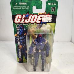 NEW Vintage GI Joe Cobra Commander ARAH 2003 Action Figure Toy Hasbro Military