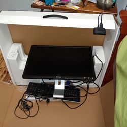 DELL monitor And Keyboard. 