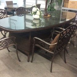 Going out For Business Sale Rattan Dining Set W/8 Chairs