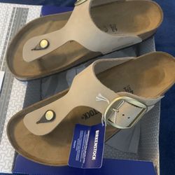 Birkenstock Giza Big Buckle Sandals Woman Size 11