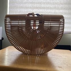 Designer Wooden Purse