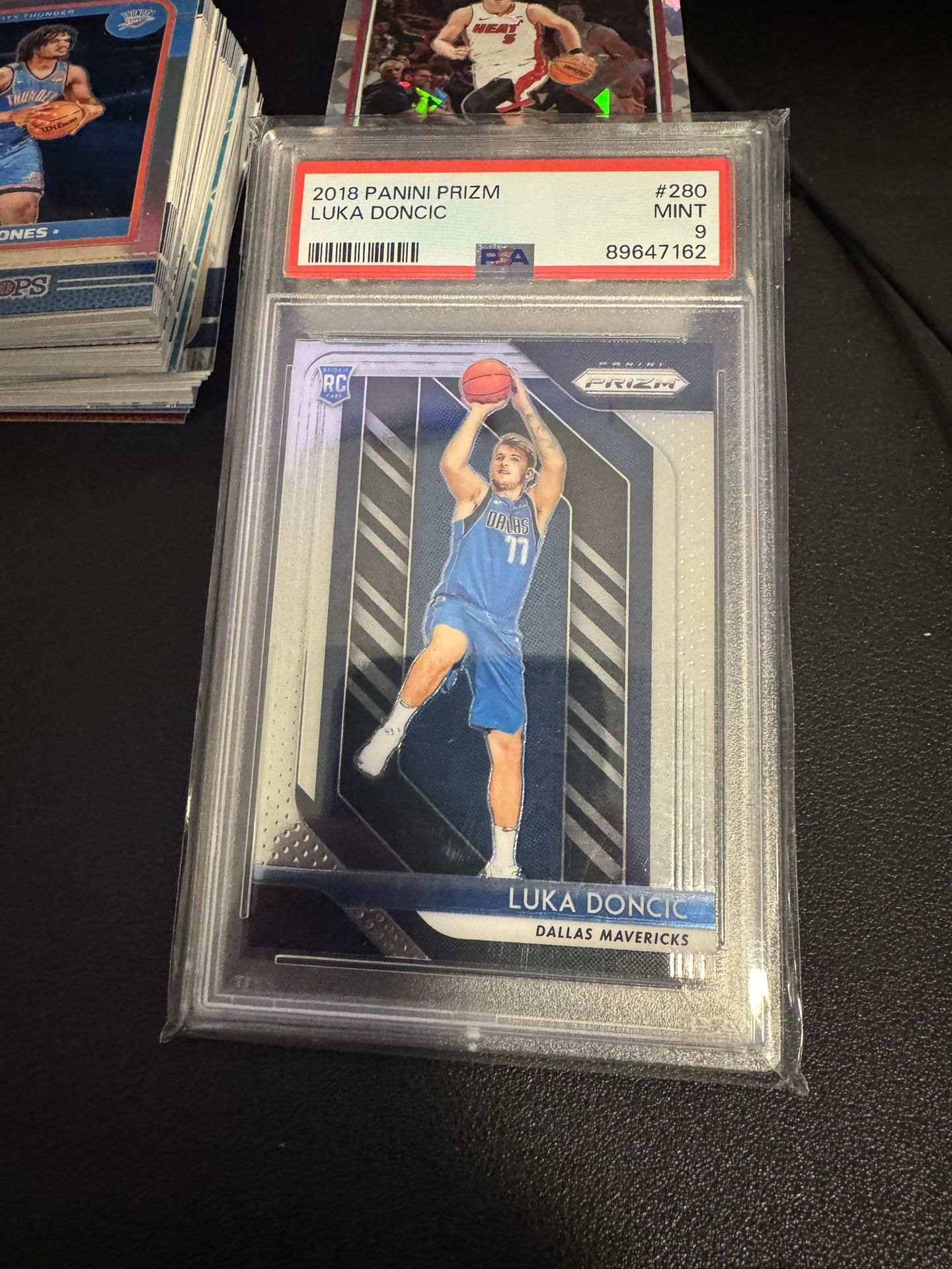 2018 luka doncic prizm rc rookie card psa 9