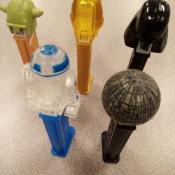 Star Wars Lot Of Vintage Pez Dispensers 