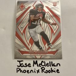 Jase McClellan Atlanta Falcons RB Phoenix Rookie Card. 