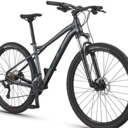GT Mountain 29er Ghost Black Size Adult Small Wheels 29er Multiple Speeds 