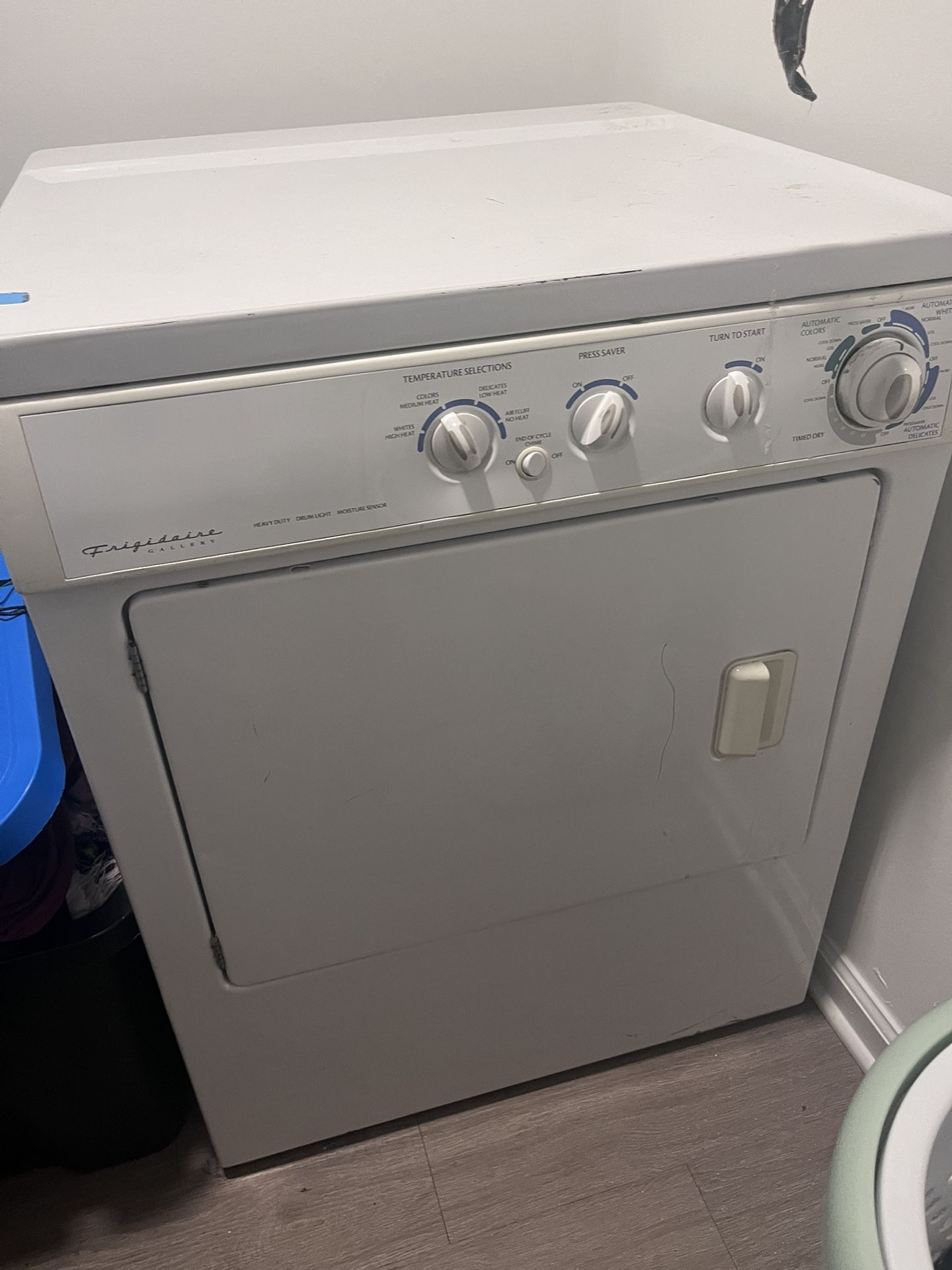 White Frigidaire Dryer