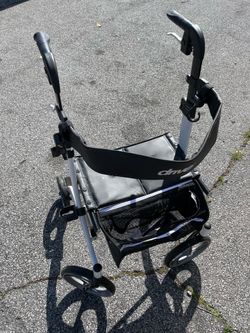 Drive modern sit down walker white