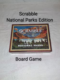 Scrabble National Parks Edition Board Game In Excellent New Condition (Is Complete Nothing Missing)