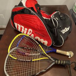 Wilson Tennis Racquets And Duffle Bundle K Factor 