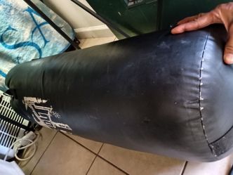 Punching bag set up
