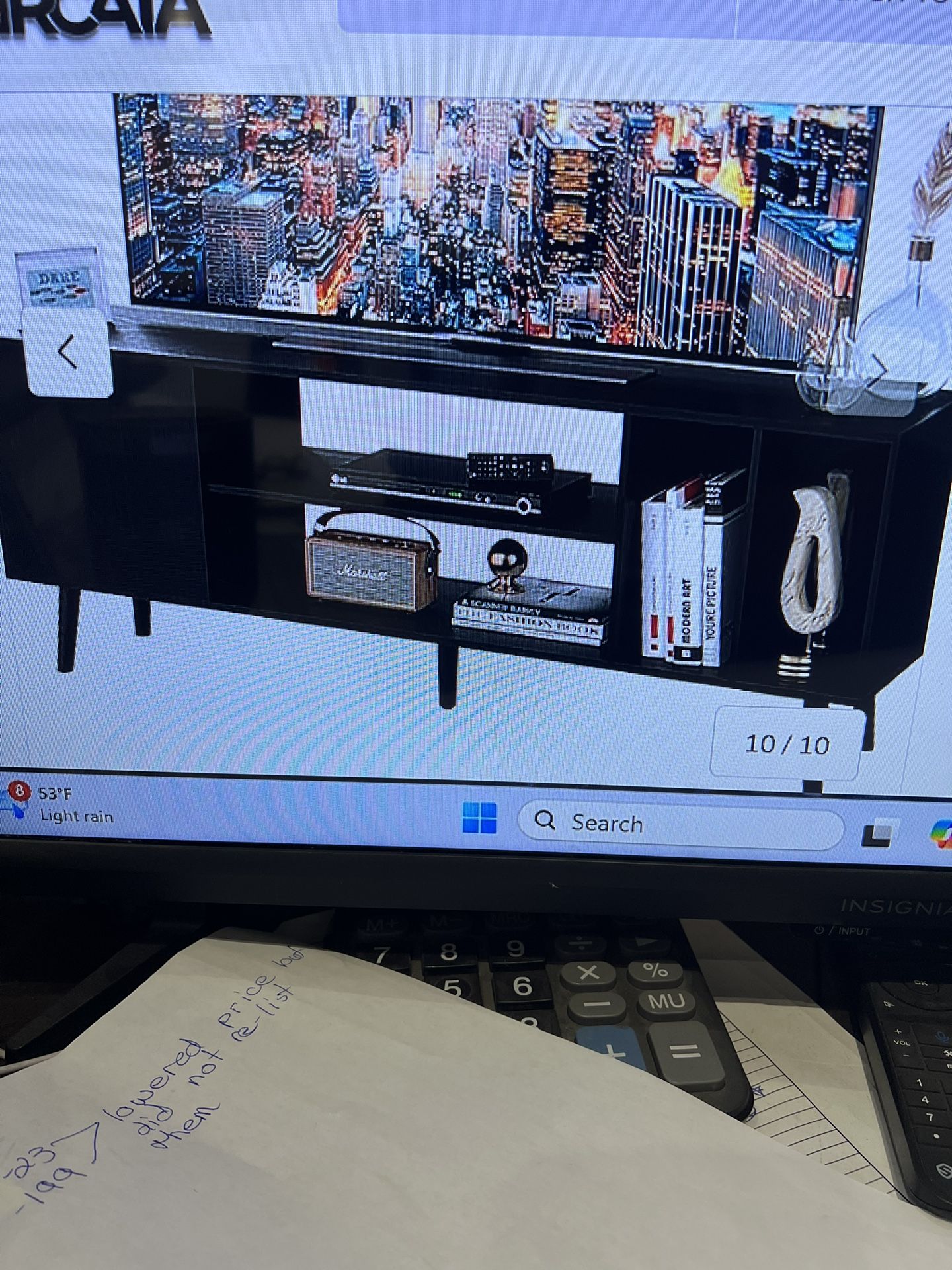 29-189 Tossing TV stand For 55/65 Inch