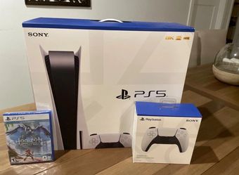 Brand New Sony Huge Disc Version Games + Wireless Controller