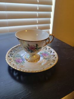 Antique Teacup & Saucer