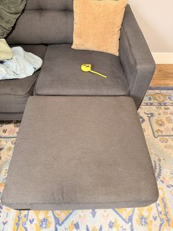 Grey Ottoman