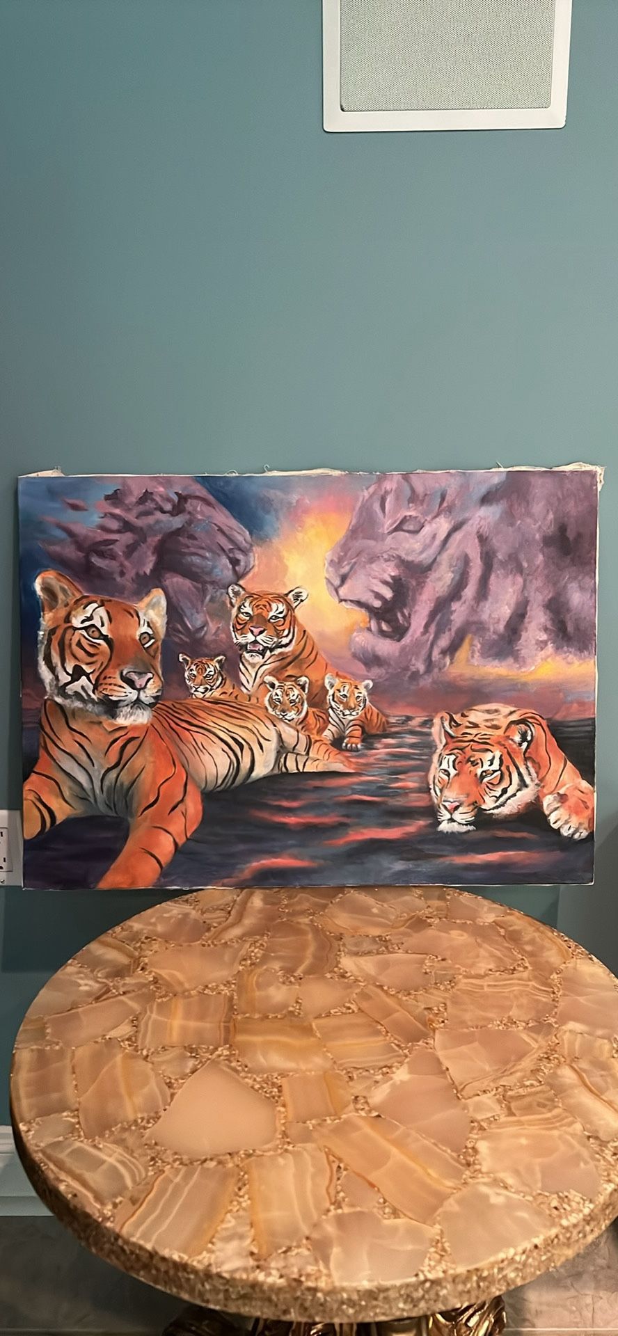 Tigers Journey Canvas Miami Inspired Art Prints